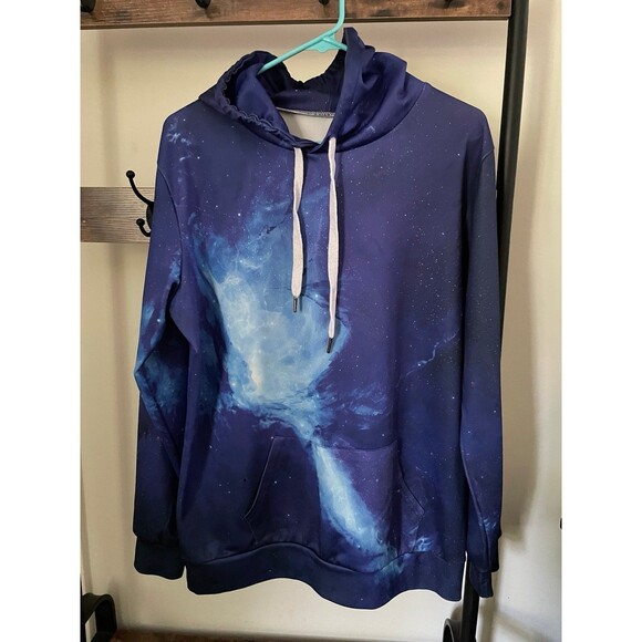Men’s Size Small Hoodie‎ with Galaxy Print - Picture 1 of 3